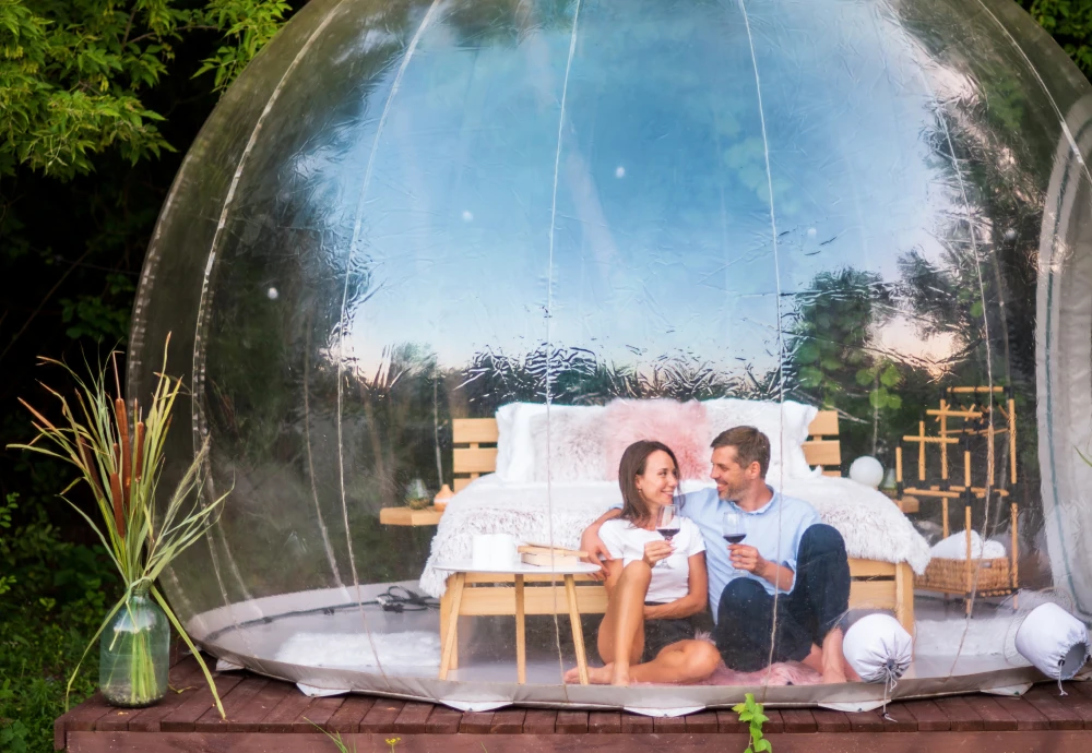 clear bubble tent